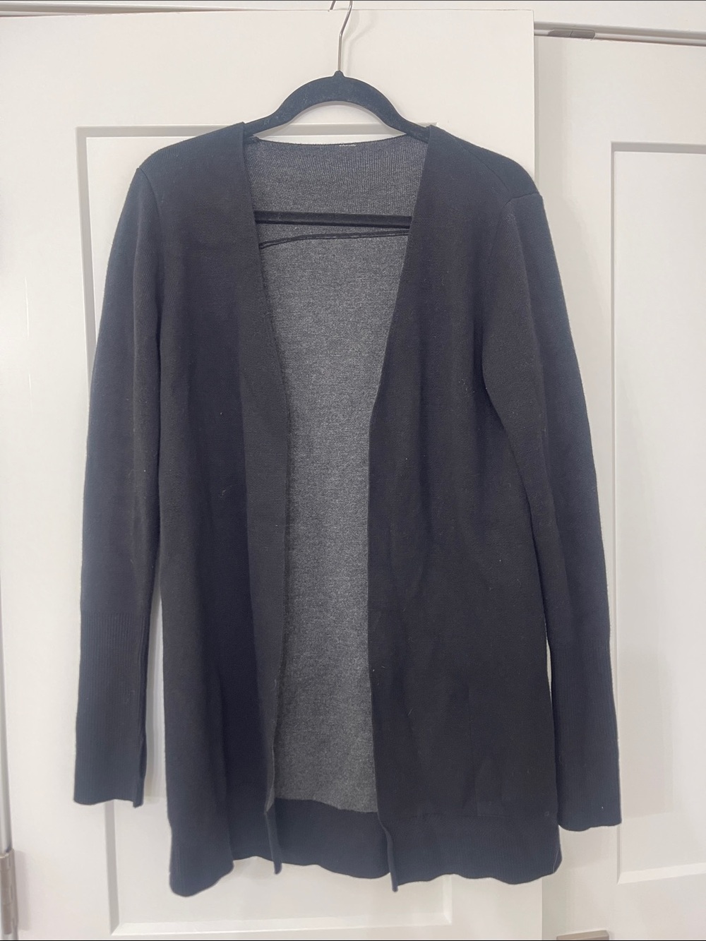 lululemon athletica  Black Open-Front Cardigan Sweater